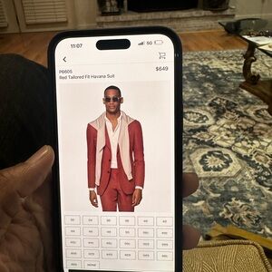 Suitsupply Red Havana Suit